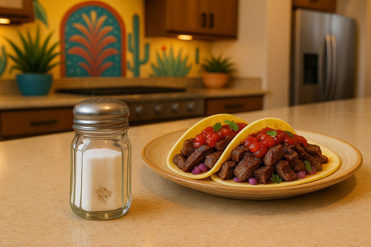 prevent spices from clumping by adding grains of rice to salt shaker